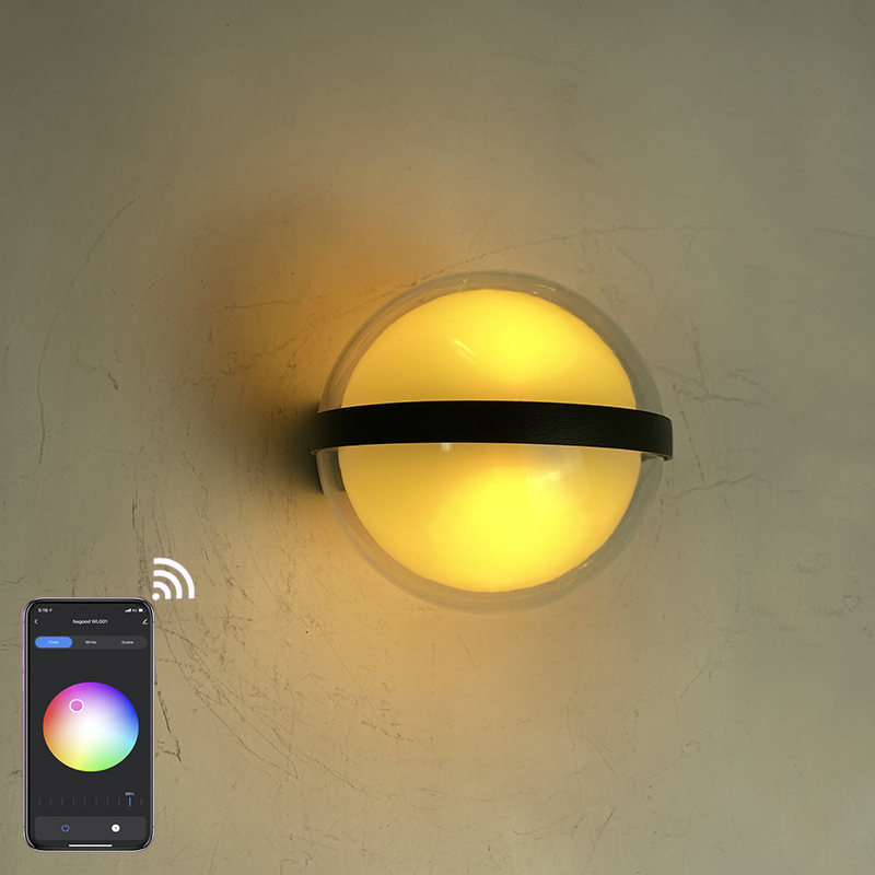 Tuya app applique applique led applique app luci controllate app controllo illuminazione app applique applique led applique trasparente lampada sfera di cristallo