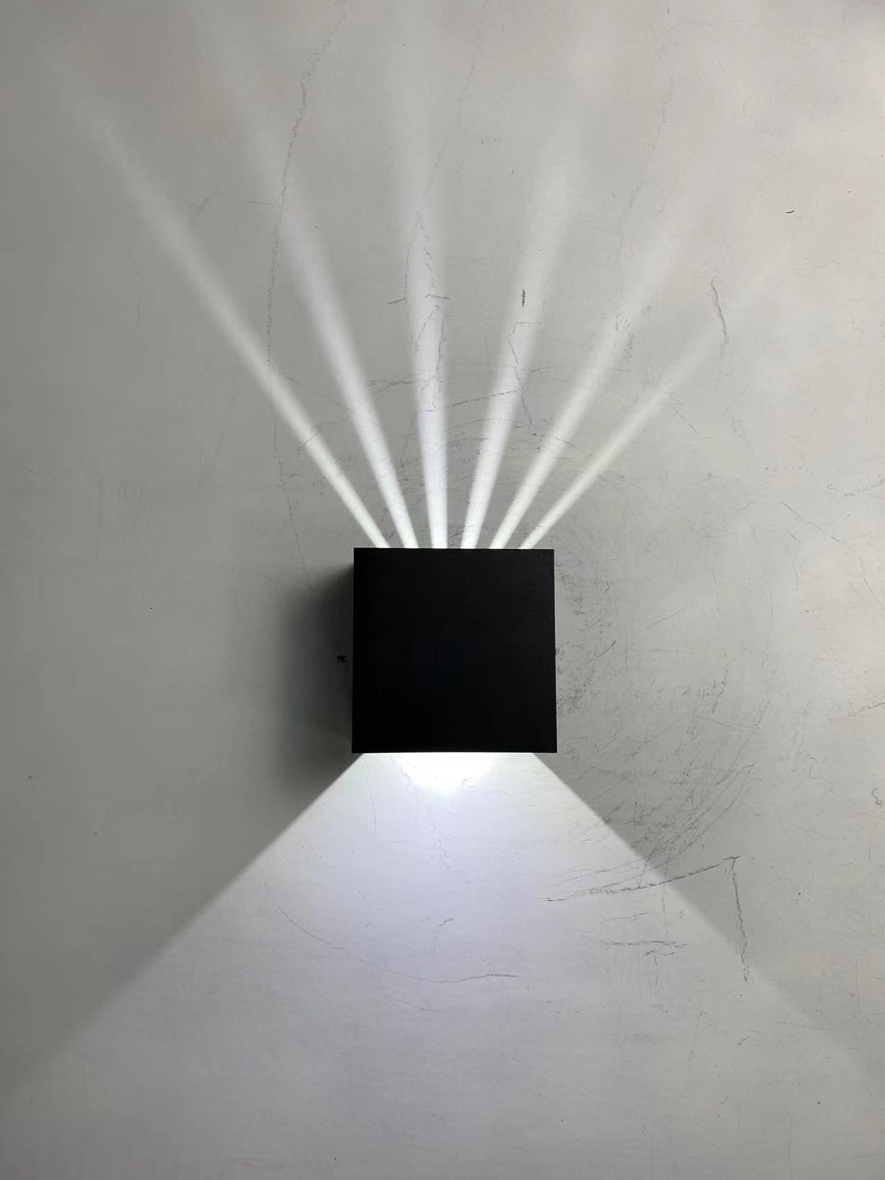 Lampada Da Parete 6W A 6 Fasci Di Luce Led Estetica Applique Da Parete A Led Moderna Lampada Da Parete A Led Per Esterni Applique A Led Da Parete Per Interni