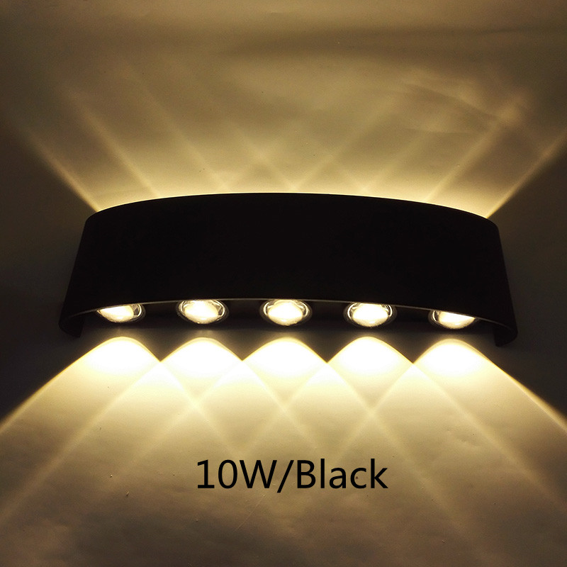8W prezzo di fabbrica a buon mercato applique da parete su e giù per la luce notturna lampada da parete luce di vanità per il 100% di sicurezza in stile europeo-americano