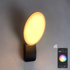 9W lampada da parete intelligente lampade intelligenti controllo app luce led controllo app luce app illuminazione controllata app Tuya app lampada da parete per esterni lampada da parete con telecomando per telefono cellulare