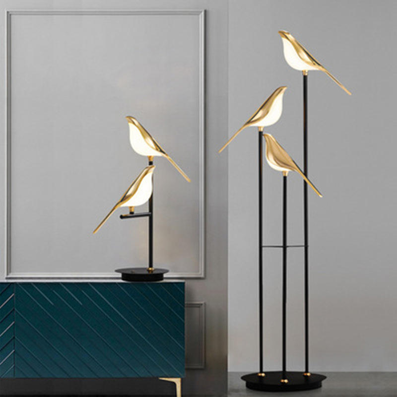 Hotelwandleuchte IP20 Lampada da parete a led per scale 3W Indoor Chip luminoso dorato Nachtlampje Applique Bird Nachttischlampe Unique Night