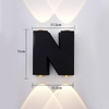 Illuminazione a led da parete per esterno Applique da esterno moderne a led Lampada personalizzabile privatamente