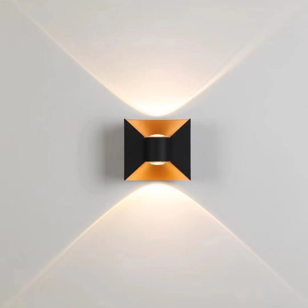 IP65 applique da parete a LED in alluminio RGB per esterni impermeabile recinzione da giardino lampada da parete per interni moda per camera da letto comodino soggiorno scale
