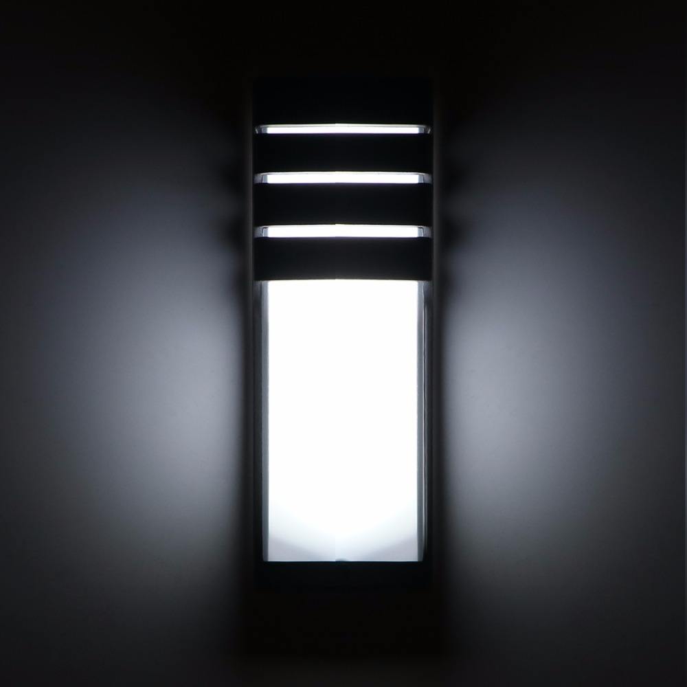 Lampada da parete a LED IP65 Recinzione da giardino impermeabile per esterni Lampada da parete per interni moda in alluminio per scale da comodino camera da letto