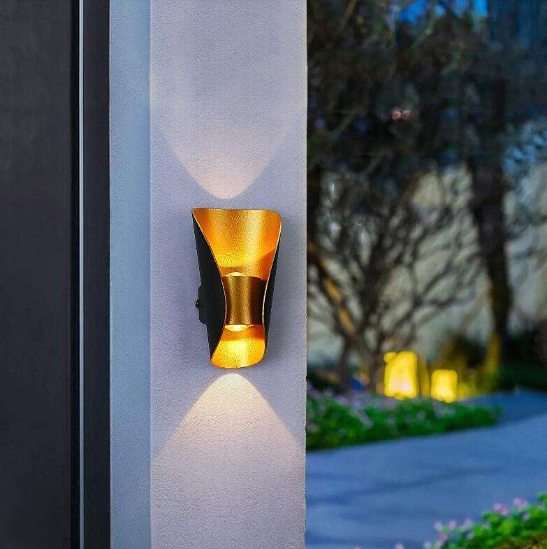 Lampada decorativa Lampada da parete a led Lampada da parete impermeabile per barche grande Lampada da notte per esterni Semplice alluminio