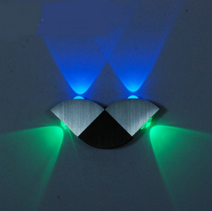 Lampada da parete a LED 4W Sconce Illuminazione colorata Lampada da parete per interni a parete per soppalco Bagno Soggiorno Illuminazione domestica KTV