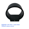 5W AC85-265V Lampada da parete a cerchio per interni RGB con controller per la decorazione di interni Illumina le luci