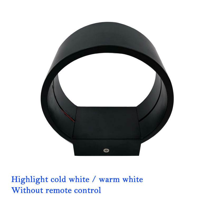5W AC85-265V Lampada da parete a cerchio per interni RGB con controller per la decorazione di interni Illumina le luci
