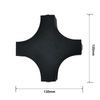 Nuova lampada da parete per esterni a LED 12W Cross Star 4 lati che illumina IP65 impermeabile per la decorazione del balcone del giardino