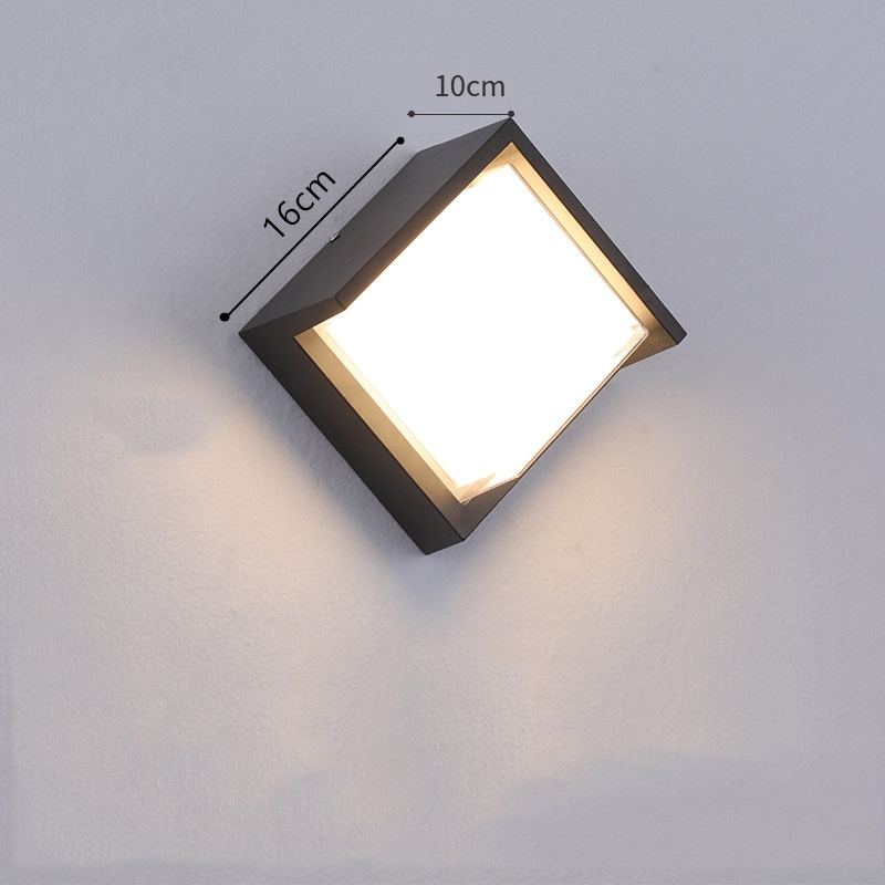 5W moderna applique da parete a LED Up Down Lighting Cube Sconce Lamp Fixture Mount Indoor Outdoor Lighting