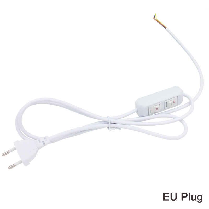 301 Interruttore della luce Miglior prezzo Qualità per lampada a sospensione Interruttore a doppio pulsante di vendita caldo Cavo spina europea con sicurezza al 100%.