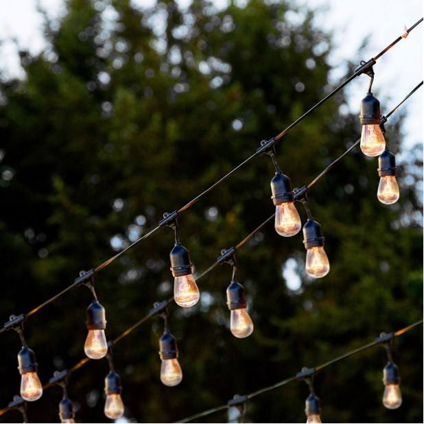 Illuminazione da giardino intelligente 15 m RGB illuminazione da giardino cavo di illuminazione per smart phone controllo vendite dirette del produttore di spine E27