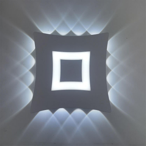 Lampada da parete moderna cubo lampada da parete a led impermeabile IP65 applique da parete per interni 110V 220V per illuminazione esterna bagno 4W 6W 8W