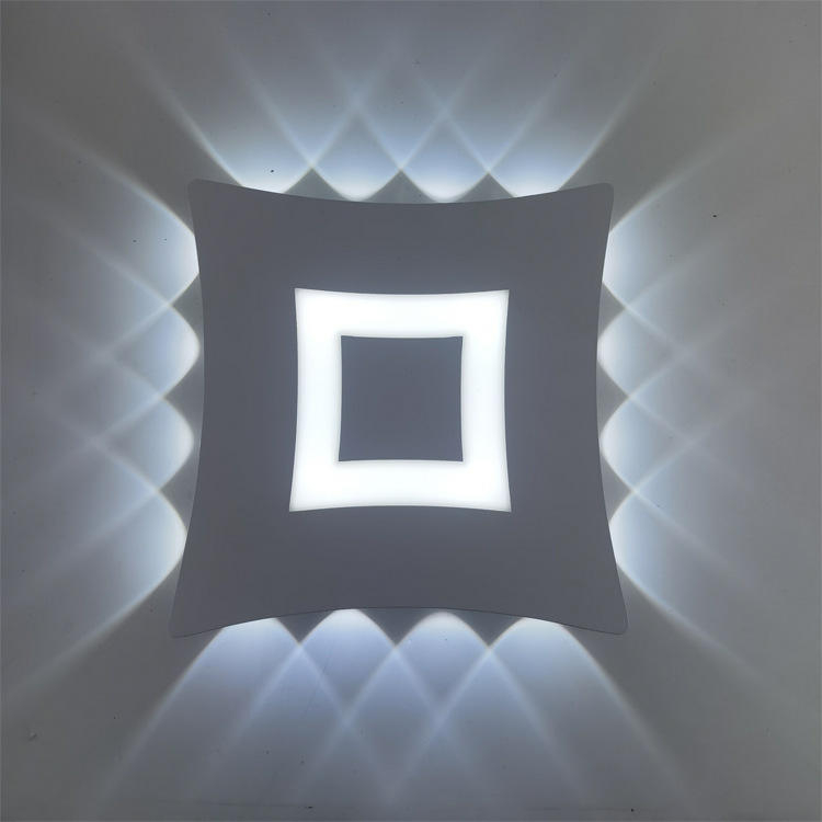 Lampada da parete moderna cubo lampada da parete a led impermeabile IP65 applique da parete per interni 110V 220V per illuminazione esterna bagno 4W 6W 8W
