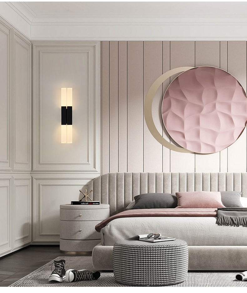 Lampade da parete per interni a LED moderne semplici da 12W luci a led luci decorative da parete decorative a led luci decorative da parete a led moderne applique da parete a led