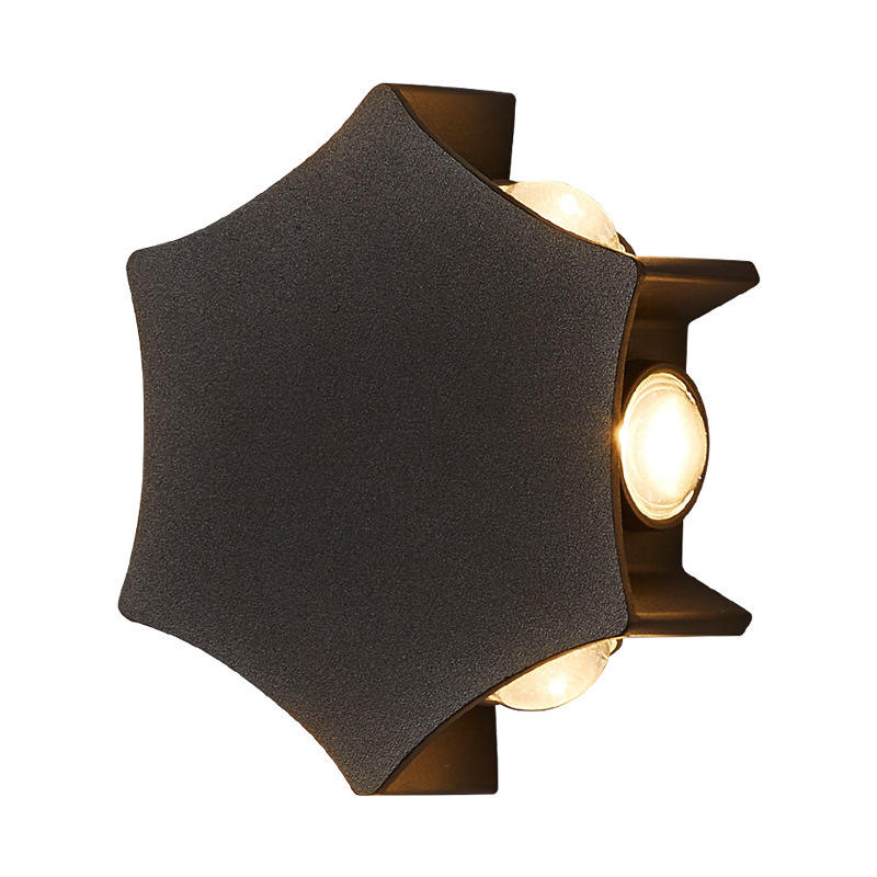 Lampada da parete moderna cubo lampada da parete a led impermeabile IP65 applique da parete per interni 110V 220V per illuminazione esterna bagno 4W 6W 8W