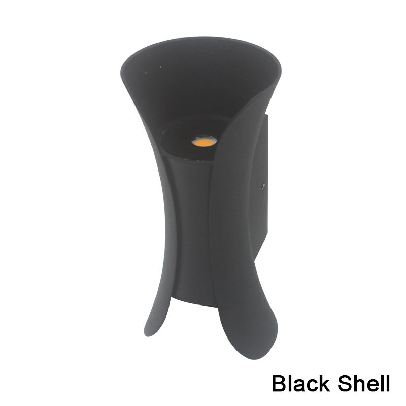 Lampada da parete a LED IP65 Illuminazione da giardino impermeabile per esterni Illuminazione da parete in alluminio AC86-265 Camera da letto per interni Soggiorno e scale