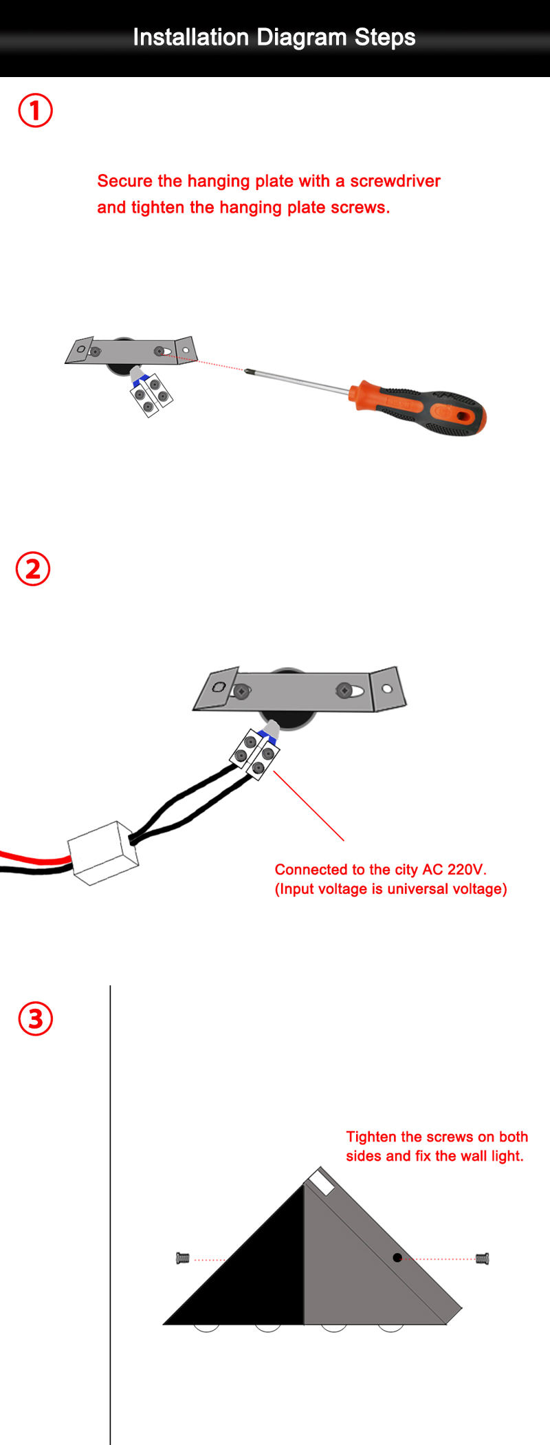 Kontak 4 Way Faretti a fascio stretto Rettangolo Illuminazione a parete a Led Giallo Verde Quantità Luminoso Rosso Bianco Blu Corpo Lampada Potenza