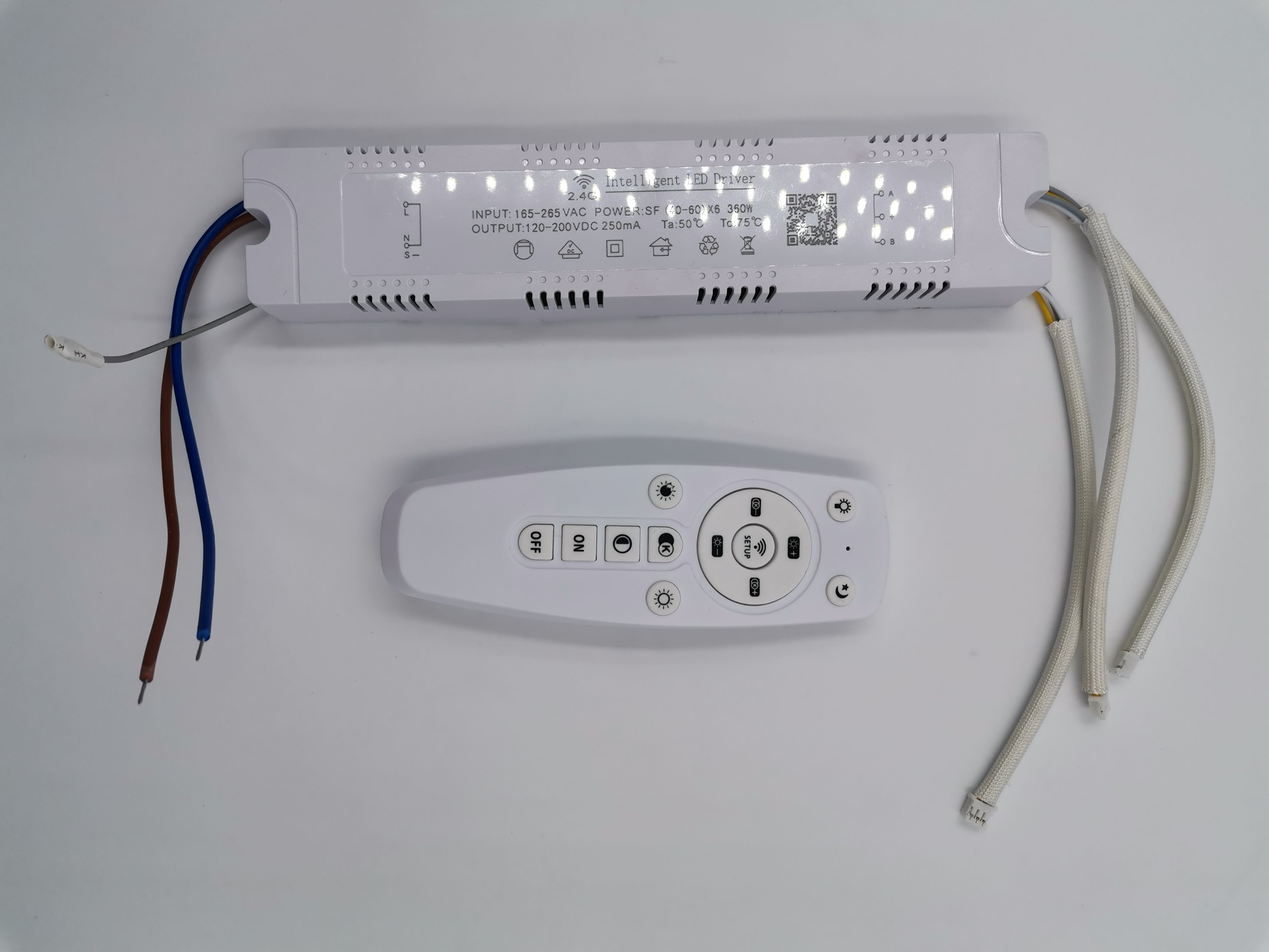 Tuya APP Gateway compatibile Zigbee Smart Dip Dimming Power Driver 2.4G controllo app e controller