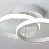 Lampade da soffitto a cerchio bianco per soggiorno Lampada da soffitto a sospensione Lampada da soffitto per camera da letto Lampada da soffitto a led Lampada da soffitto moderna