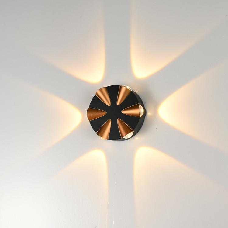 Lampada da parete per esterni impermeabile e resistente all'umidità Cortile in alluminio per esterni Cortile Terrazza Corridoio Corridoio Corridoio Lampada