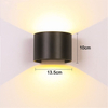 Hagood New Semicerchio Impermeabile Lampada da Parete 6W Led Applique da Parete Illuminazione per Esterni Impermeabile IP65 Illuminazione Regolabile