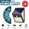 Smart Solar LED Outdoor Impermeabile Su e Giù Illuminazione luminosa Decorazione da giardino Luci solari Scale Recinzione Lampada solare