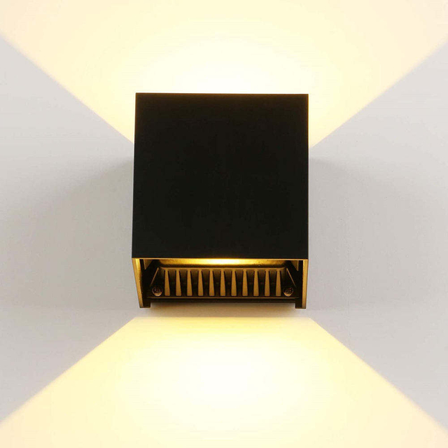 IP65 Impermeabile 12W 20W Lampada da parete a Led per esterni per interni Lampada da parete regolabile in alluminio AC85 ~ 265V Applique per portico a led