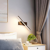 Lampade da parete moderne a LED 330 Comodino camera da letto girevole 6W AC85V-265V Applique da parete Lampada nera Corridoio Illuminazione per interni