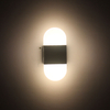 Lampada da 6W di alta qualità fantasia Lampada da parete in acrilico nero ad angolo retto / tondo e luce notturna per interni