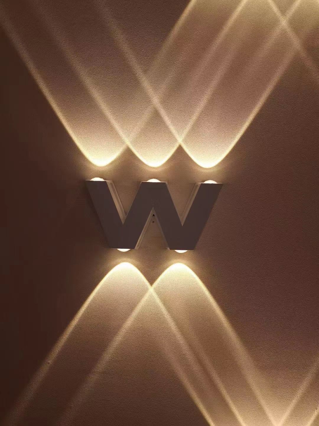 Hagood 3D Led Numeri Civici Luce Esterna Impermeabile Home Hotel Porta Piatti In Acciaio Inox Illumilous Sign Indirizzo Adattatore Gratuito