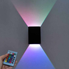 Lampada da parete a effetto luce da parete a LED RGB 5W con telecomando Lampada a bacchetta colorata per interni