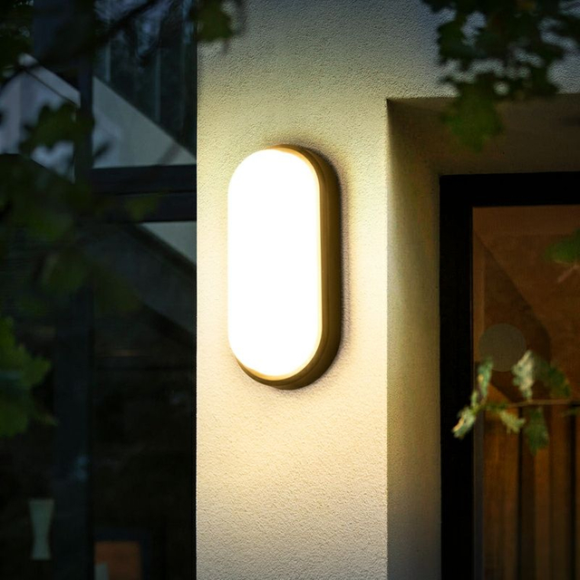 Luce per esterni Soffitto a LED Luce antiumidità Cortile per esterni Villa Corridoio Balcone Luce Bagno Scale a induzione