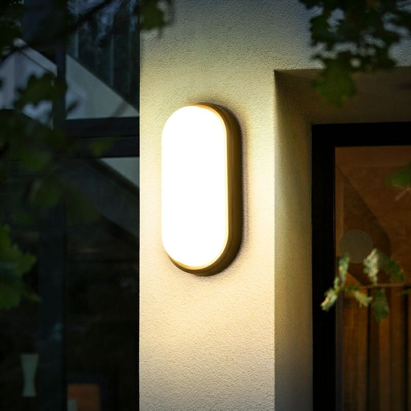 Luce per esterni Soffitto a LED Luce antiumidità Cortile per esterni Villa Corridoio Balcone Luce Bagno Scale a induzione