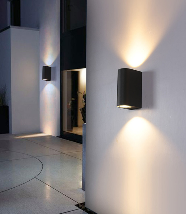 Lampada a LED dal design creativo 12W Applique da parete per interni Lampada da parete per esterni moderna nordica impermeabile per interni Homall E Decor Lampara