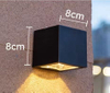 Lampada da parete per esterni stile moderno per la casa impermeabile IP65 Lampada a led su e giù Lampada da parete per esterni con portico da giardino