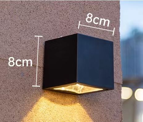 Lampada da parete per esterni stile moderno per la casa impermeabile IP65 Lampada a led su e giù Lampada da parete per esterni con portico da giardino