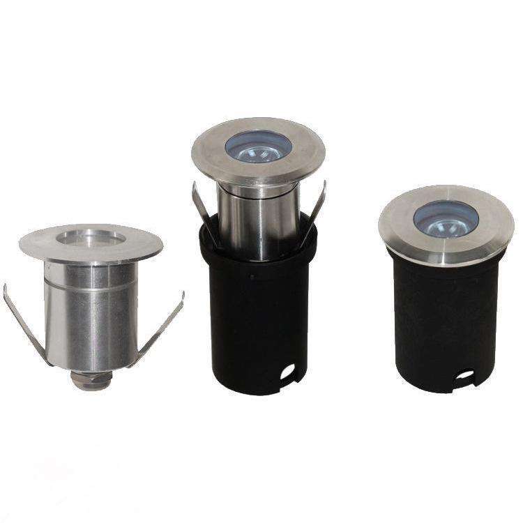 Luci subacquee 1w Gradini quadrati Illuminazione per piscina Luci sepolte Luci esterne impermeabili Star Buried 304 Stainle Engineering