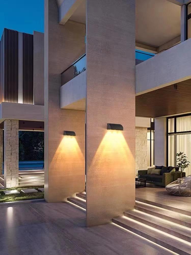 prezzo di fabbrica impermeabile esterno semplice moderno della parete del giardino delle lampade del cortile della lampada da parete IP65 LED di 3W