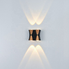 Lampada da parete a LED impermeabile da 4/6W Lampada da parete in alluminio per esterni per interni Accessori per la decorazione della luce del portico da giardino a LED montati su superficie