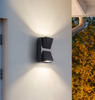 Lampada da parete a LED da 5W 12W Illuminazione per esterni Lampada da parete impermeabile Moderna in alluminio su e giù Lampada da parete a led per esterni Luce da portico per giardino