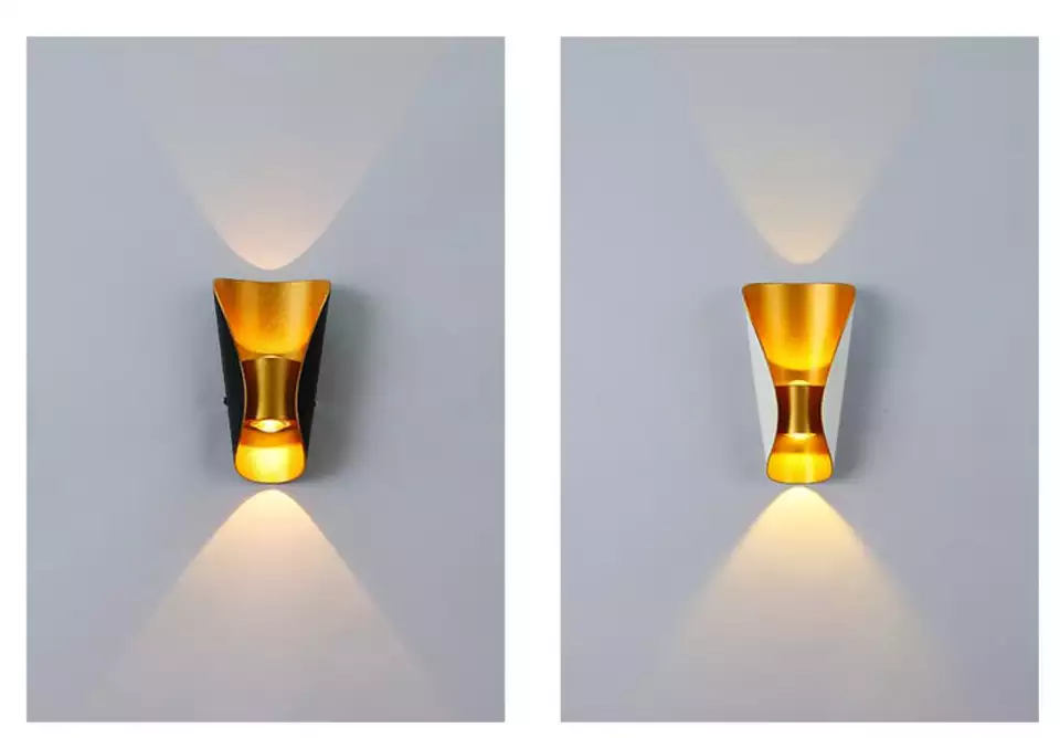 Applique da parete impermeabile di alta qualità per camera d'albergo Lampada da parete decorativa a led e moderna applique da esterno per interni