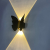 6W Bella lampada da parete per esterni a forma di farfalla IP65 Lampada da parete impermeabile per la decorazione del giardino Luce della staffa del corridoio