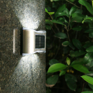 Lampada solare 6LED IP65 Lampada da esterno impermeabile Lampada da parete per cortile per la decorazione della villa da giardino
