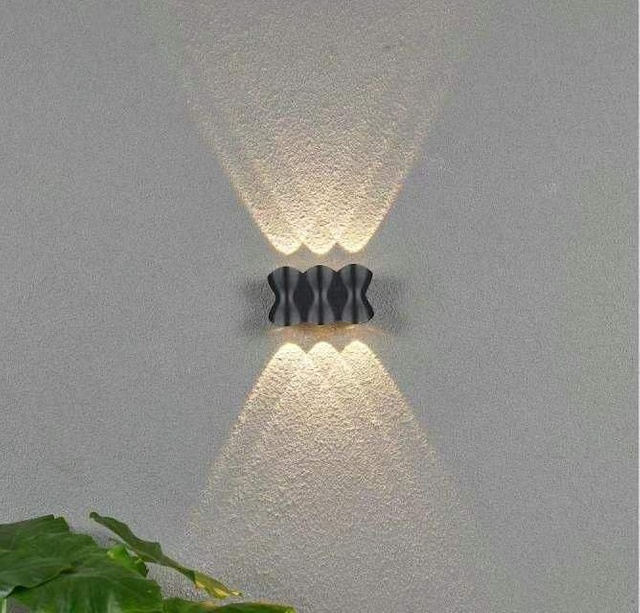 Lampada da parete per esterni a LED extra large Impermeabile IP65 Sensore di movimento radar Lampada da esterno a LED Lampada da parete per esterni Illuminazione per esterni a Led