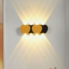 Nuovo Corridoio Scale Illuminazione Lampada da parete a LED Esterna impermeabile IP65 Su e giù Applique da parete Luce acrilica Luci da giardino 220V