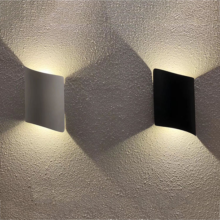 Lampada da parete moderna per piastrelle a led e luce notturna decorativa per interni Applique da parete per esterni in alluminio Lampe Murale Lighting