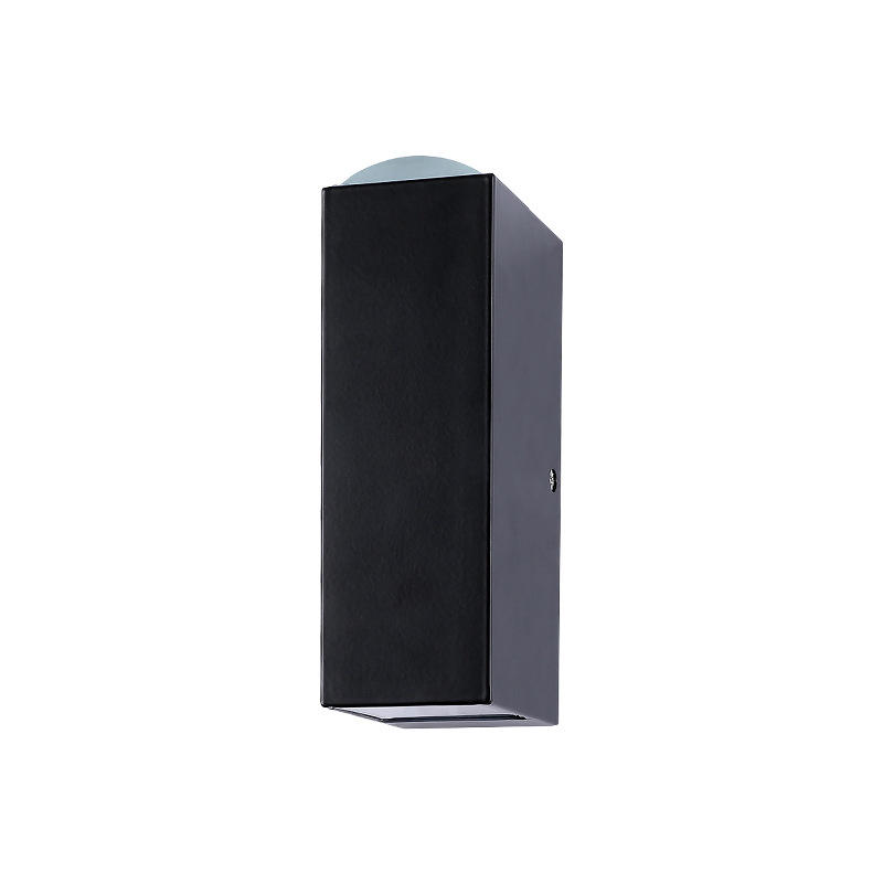 Lampada a led moderna da 6W Lampada da parete impermeabile a fascio di luce nera e applique da parete su e giù per la luce notturna per esterni per la casa