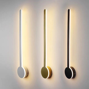 Lampade da parete moderne e minimaliste a LED Lampade da parete a bastone lungo per sala studio Comodino Bagno Corridoio Sala Cucina Illuminazione interna