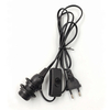 1.8m E14 Dimmer Base portalampada Cavo di alimentazione Cavo elettrico Interruttore dimmer Cavo per lampada di sale himalayano Spina UE 303 2 pezzi